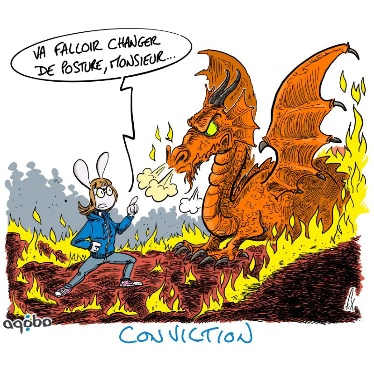 Conviction chez aqoba illustrée par Fix