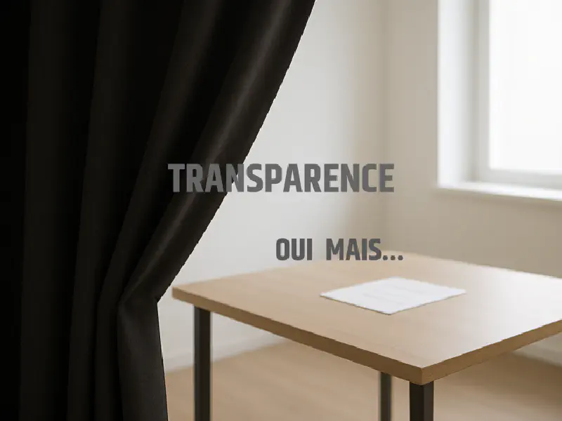 image de l'article : La transparence, oui, mais jusqu’ou ?