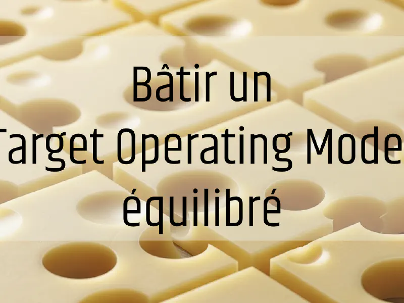 image de l'article : De la friction à la performance : bâtir un Target Operating Model équilibré